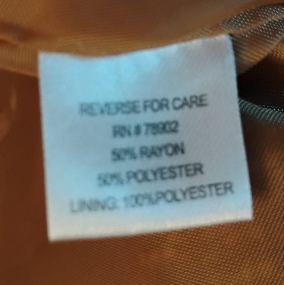 Go Fish Clothing Tan Earth Tone Floral Tapestry Blazer Size XL - Picture 2 of 11